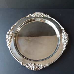 GODINGER Silver Plated Decorative Serving Tray